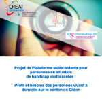 Profil et besoins des personnes vivant à domicile sur le canton de Créon » (CREAI) 2019