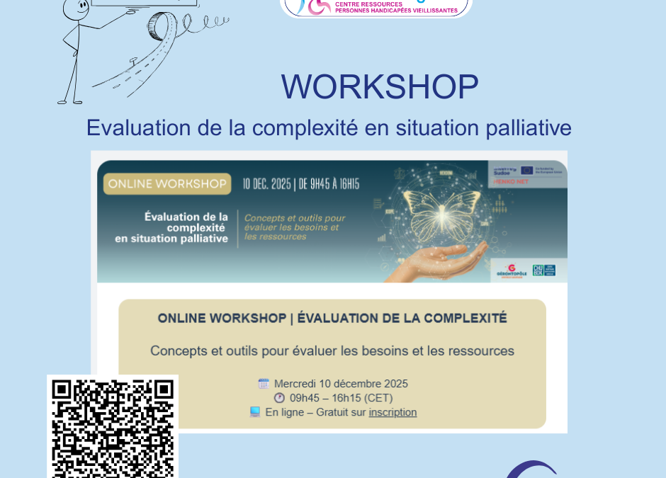 10 décembre 2025 – webinaire  pro :  Évaluation de la complexité en situation palliative