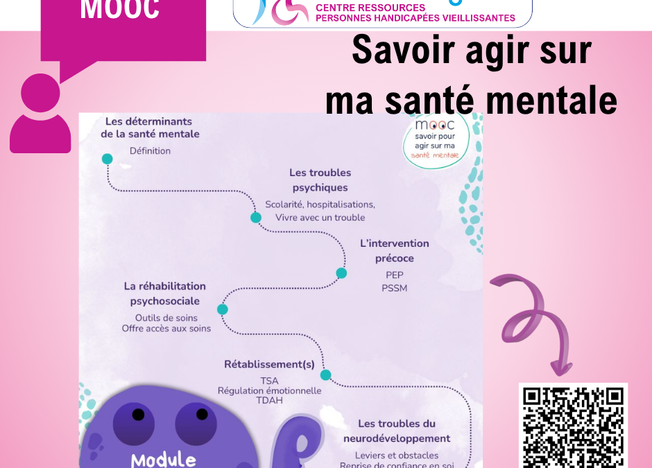 MOOC savoir et agir sur ma santé mentale