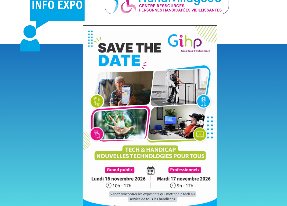 16 et 17 novembre :  GIHP Tech et Handicap