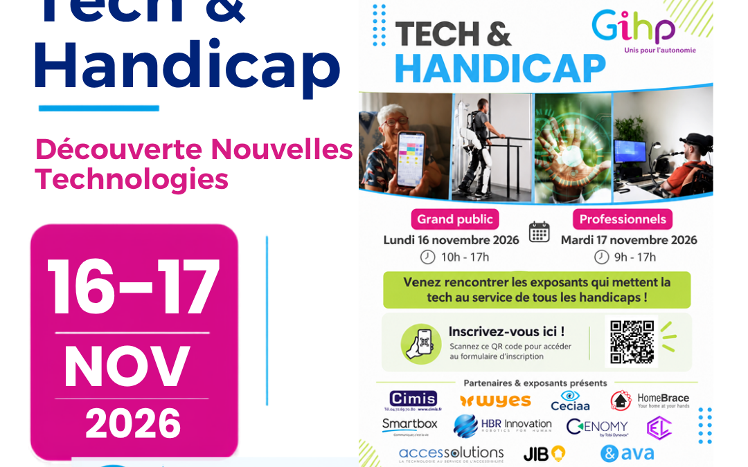16 -17 Novembre Journées Tech et Handicap